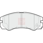 Apec Red Brake Pad Set (PAD1085) Front