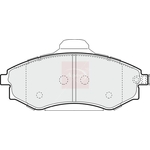 Apec Red Brake Pad Set (PAD1321) Front