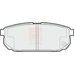Apec Red Brake Pad Set (PAD1331B) Fits: Kia Rear