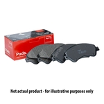 Apec Red Brake Pad Set (PAD2681) Fits: Mercedes Rear