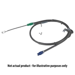 Apec Red Parking Brake Cable (CAB1925) Fits: BMW