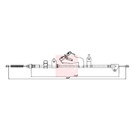 Apec Red Parking Brake Cable (CAB1937) Fits: Lexus & Toyota