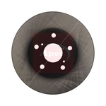 Apec Red Solid Brake Disc (DSK4201) Fits: Hyundai Rear