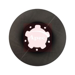 Apec Red Solid Brake Disc (DSK4217) Fits: Ford Rear