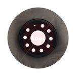 Apec Red Solid Brake Disc (DSK4246) Fits: MG Rear