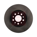 Apec Red Vented Brake Disc (DSK4223) Fits: Tesla Rear