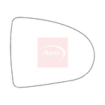 Apec Stick On Door Mirror Glass (AMS2730) Right