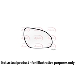 Apec Stick On Door Mirror Glass - Antidazzle (AMS2748A)