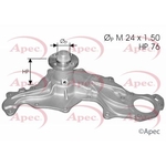 Apec Water Pump (AWP1180) Fits: Ford