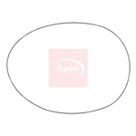 Apec Wide Angle Stick On Mirror Glass (AMS2769A)