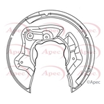 Apec Brake Disc Guard / Splash Panel (ASG1138)
