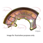 Apec Red Brake Disc Guard / Splash Panel (ASG1174)