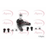 Apec Ball Joint For Control Arm With Groove & Crown Nut(AST0280) Fits: Mazda Front Axle
