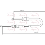 Apec Brake Cable (CAB1058)