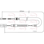 Apec Brake Cable (CAB1059)