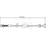 Apec Brake Cable (CAB1127) Fits: Ford