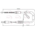 Apec Brake Cable (CAB1174)