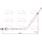 Apec Brake Cable (CAB1180) Fits: Ford