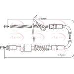 Apec Brake Cable (CAB1185)