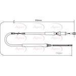 Apec Red Brake Cable (CAB1259)