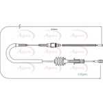 Apec Red Brake Cable (CAB1261) Fits: Land Rover