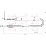 Apec Brake Cable (CAB1360)