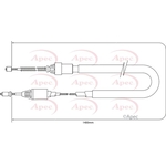 Apec Brake Cable (CAB1362) Fits: Renault