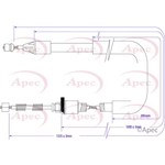 Apec Brake Cable (CAB1365)