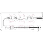Apec Brake Cable (CAB1405) Fits: Seat