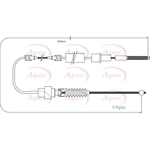Apec Brake Cable (CAB1406)