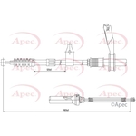 Apec Brake Cable (CAB1420)