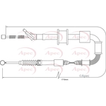Apec Brake Cable (CAB1424)