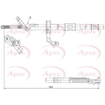 Apec Brake Cable (CAB1442)