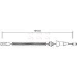 Apec Brake Cable (CAB1453)