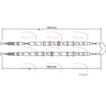Apec Brake Cable (CAB1456)
