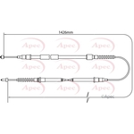 Apec Brake Cable (CAB1468)