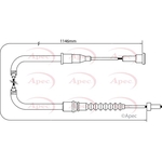 Apec Brake Cable (CAB1473)