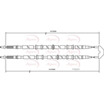 Apec Brake Cable (CAB1499)