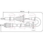 Apec Brake Cable (CAB1506)