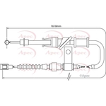 Apec Brake Cable (CAB1508) Fits: Volvo