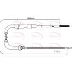 Apec Brake Cable (CAB1516)