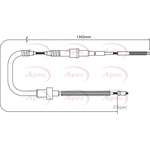 Apec Brake Cable (CAB1528)