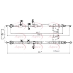 Apec Brake Cable (CAB1631)