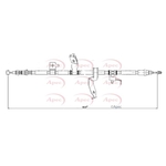 Apec Brake Cable (CAB1635)