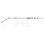 Apec Clutch Cable (CAB5018) Fits: Audi
