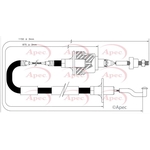 Apec Clutch Cable (CAB5024)