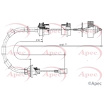 Apec Clutch Cable (CAB5032)