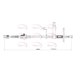 Apec Clutch Cable (CAB5033)