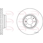 Apec Red Vented Brake Disc (DSK2009) Fits: BMW