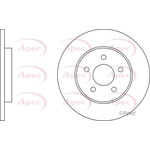 Apec Brake Disc (DSK2058)